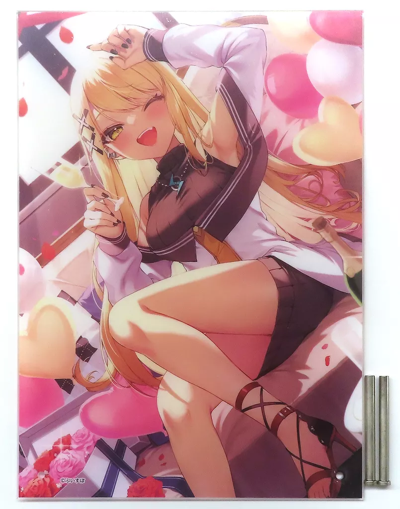 Kaminari Qpi - Acrylic Art Plate - Acrylic stand - VSPO!