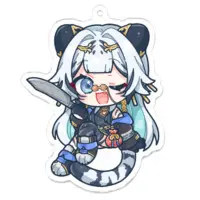 Torada Panda - Acrylic Key Chain - Key Chain - VTuber Size-70 x 70 (mm)