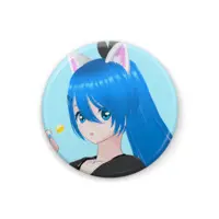 Nekobosi Eri - Badge - VTuber Size-32mm