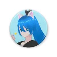 Nekobosi Eri - Badge - VTuber Size-44mm