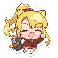 Hyacca Juno - Acrylic Key Chain - Key Chain - VTuber Size-5 x 5 (cm)