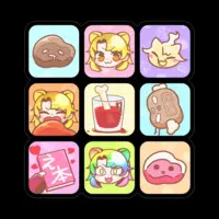Hyacca Juno - Stickers - VTuber Size-10 x 10 (cm)
