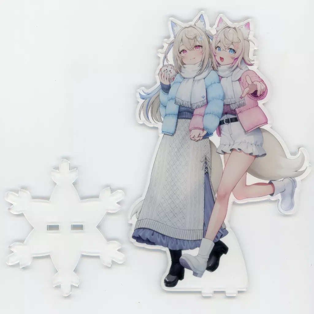 Fuwawa Abyssgard & Mococo Abyssgard - Acrylic stand - hololive English
