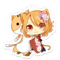 Akizakura Karu - Acrylic Key Chain - Key Chain - VTuber