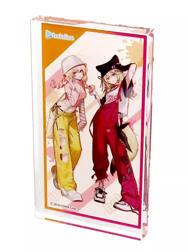 Omaru Polka & Momosuzu Nene - Acrylic Block - Acrylic stand - hololive