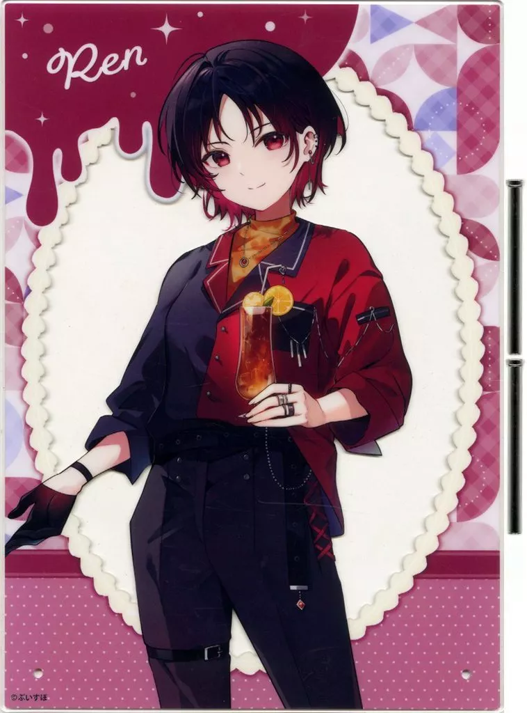 Kisaragi Ren - Acrylic Art Plate - Acrylic stand - VSPO!
