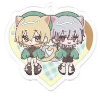 真臣悠香 - Acrylic Key Chain - Key Chain - VTuber Size-50 x 50 (mm)