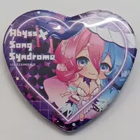 Abyss Song Syndrome - Heart Badge - DMM Scratch! - Badge - VTuber