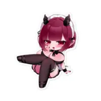 Shura Absente - Stickers - VTuber Size-100 x 100 (mm)