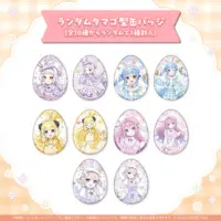 Random Egg-Shaped Button Badge (1 Pack)