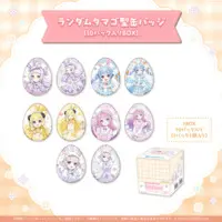 Random Egg-Shaped Button Badge (10 Pack BOX)