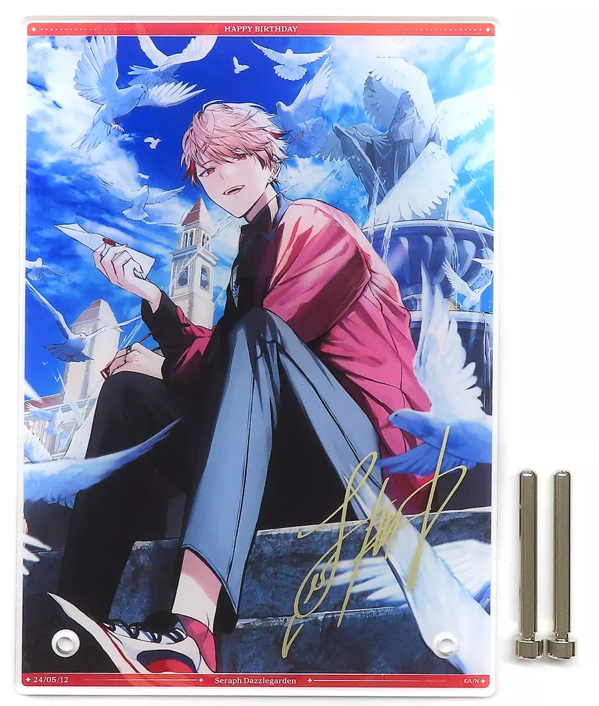 Seraph Dazzlegarden - Acrylic Art Plate - Acrylic stand - Nijisanji