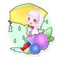 せっつぇる - Acrylic Key Chain - Key Chain - VTuber Size-70 x 70 (mm)