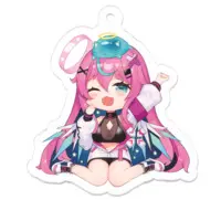 Hoshina Rulia - Acrylic Key Chain - Key Chain - VTuber Size-50 x 50 (mm)