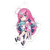 Hoshina Rulia - Acrylic Key Chain - Key Chain - VTuber Size-50 x 50 (mm)