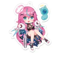 Hoshina Rulia - Acrylic Key Chain - Key Chain - VTuber Size-70 x 70 (mm)