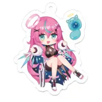 Hoshina Rulia - Acrylic Key Chain - Key Chain - VTuber Size-50 x 50 (mm)