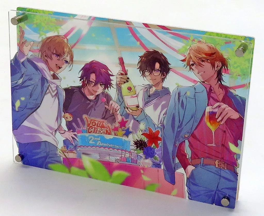 VOLTACTION - Acrylic Art Plate - Acrylic stand - Seraph Dazzlegarden & Fura Kanato & Shikinagi Akira & Watarai Hibari