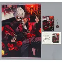 Kuzuha - Key Chain - Acrylic Art Plate - Birthday Merch Complete Set - Poster - Nijisanji
