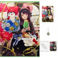 Inui Toko - Key Chain - Birthday Merch Complete Set - Poster - Acrylic Art Plate - Nijisanji