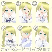 Akaduki Seika - Character Card - Hand-signed - VTuber