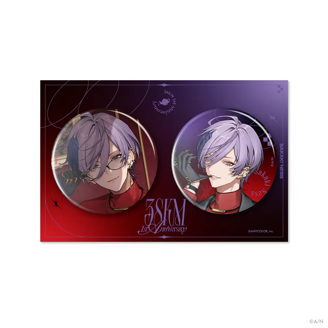 Sakaki Ness - 3SKM 1st Anniversary - Badge - 3SKM