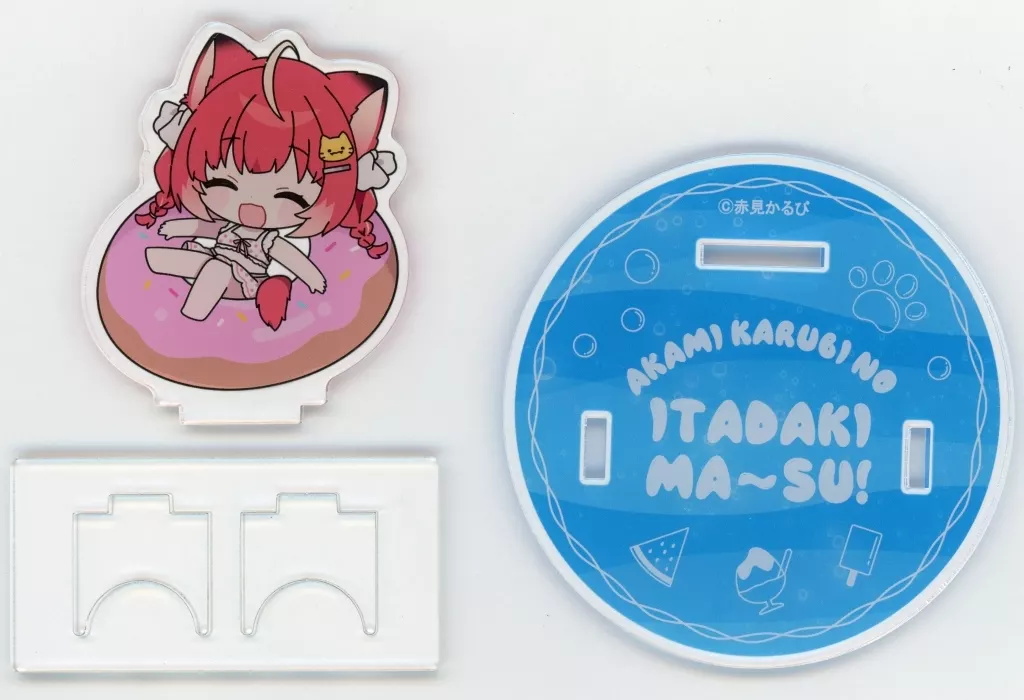 Akami Karubi - DMM Scratch! - Chopstick rest - Acrylic stand - VTuber