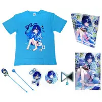 Tsumugi Kokage - Cocktail Stirrer - Hair Clip - T-shirts - Acrylic Block - Key Chain - Badge - Acrylic Key Chain - Postcard - Birthday Merch Complete Set - VSPO! Size-XL