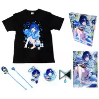 Tsumugi Kokage - Cocktail Stirrer - Hair Clip - T-shirts - Acrylic Block - Key Chain - Badge - Acrylic Key Chain - Postcard - Birthday Merch Complete Set - VSPO! Size-XL