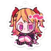 Yoiyami Lily - Acrylic Key Chain - Key Chain - VTuber Size-50 x 50 (mm)