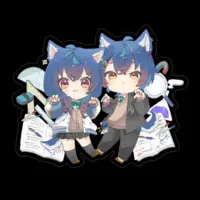 Inumine Higure - Stickers - VTuber