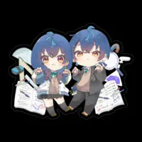 Inumine Higure - Stickers - VTuber