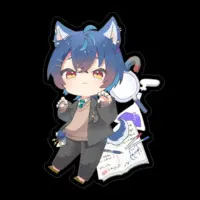 Inumine Higure - Stickers - VTuber