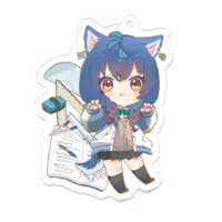 Inumine Higure - Acrylic Key Chain - Key Chain - VTuber Size-70mm