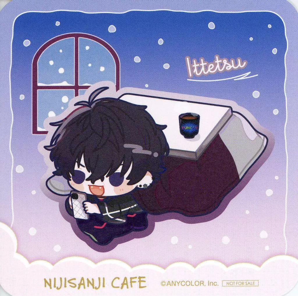 Saiki Ittetsu - Tableware - Coaster - Nijisanji