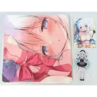 Futaba Sharo - Acrylic stand - Towels - Postcard - Hand-signed - VTuber