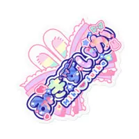 Miki Suika - Stickers - VTuber Size-100 x 100 (mm)