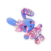 Miki Suika - Stickers - VTuber Size-100 x 100 (mm)