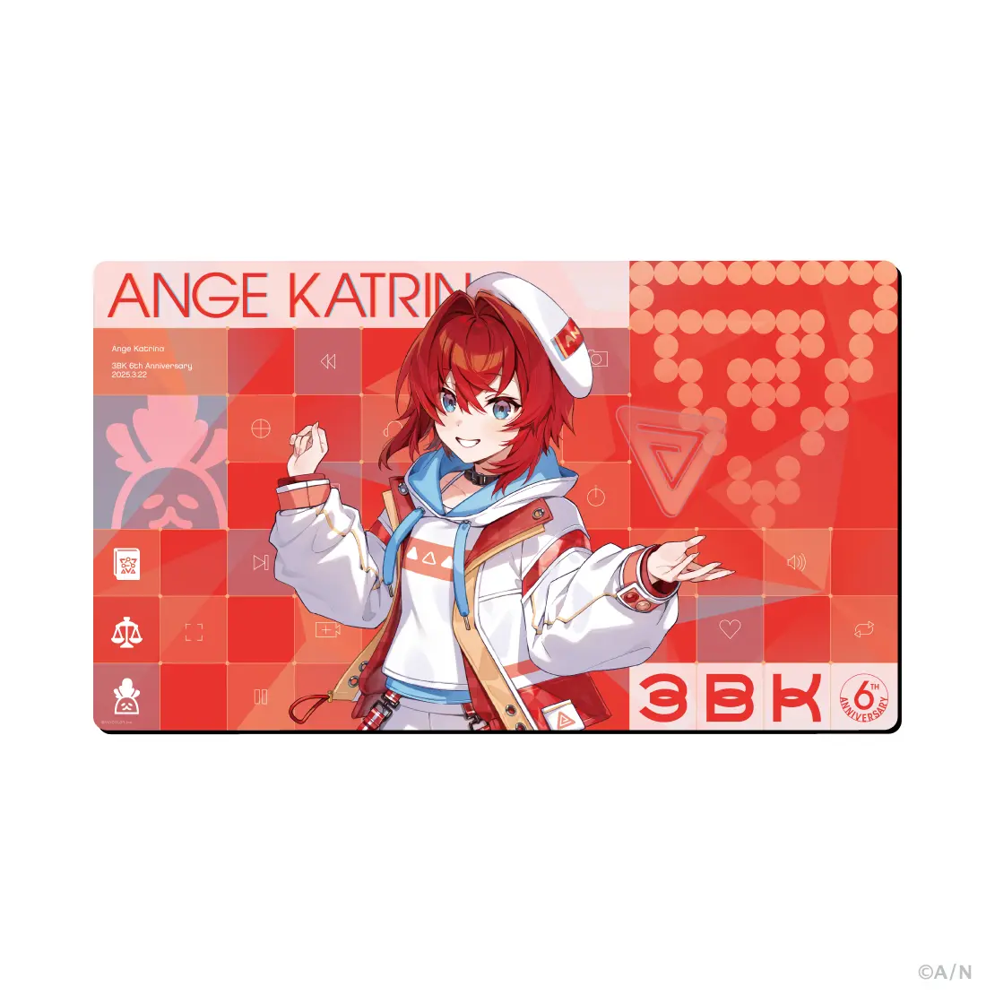 Ange Katrina - Desk Mat - Sanbaka 6th Anniversary - Sanbaka