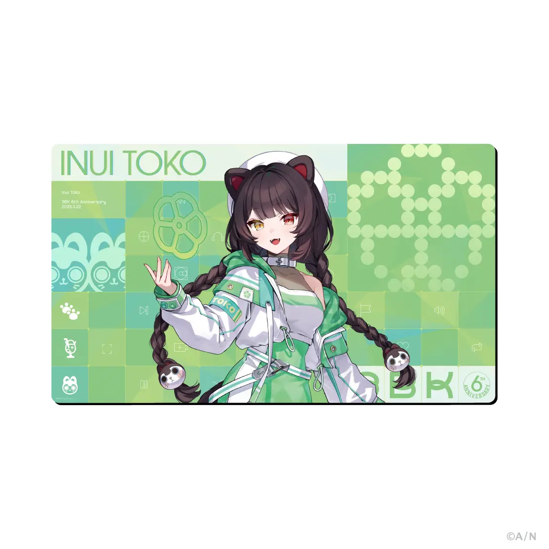 Inui Toko - Sanbaka 6th Anniversary - Desk Mat - Sanbaka