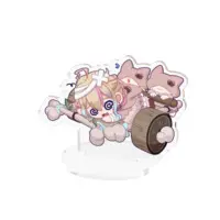 Amachi Karen - Acrylic stand - VTuber Size-70x70mm