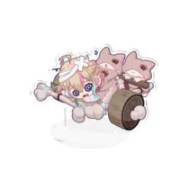 Amachi Karen - Acrylic stand - VTuber Size-100x100mm