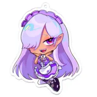 Ugicyami - Acrylic Key Chain - Key Chain - VTuber Size-70 x 70 (mm)