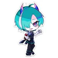 Ugicyami - Acrylic Key Chain - Key Chain - VTuber Size-100 x 100 (mm)