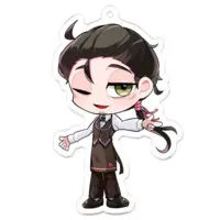 Ugicyami - Acrylic Key Chain - Key Chain - VTuber Size-70 x 70 (mm)