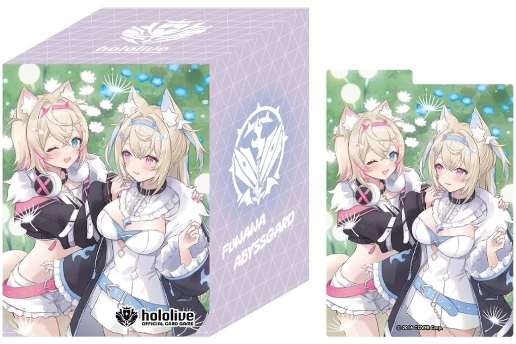 Mococo Abyssgard & Fuwawa Abyssgard - Deck Case - hololive OFFICIAL CARD GAME - Trading Card Supplies - hololive