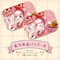 Ohka Sakura - Tongue Out Ver. Badge - VTuber
