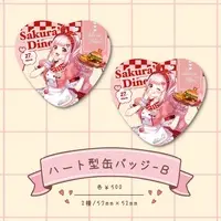 Ohka Sakura - Tongue Out Ver. Badge - VTuber