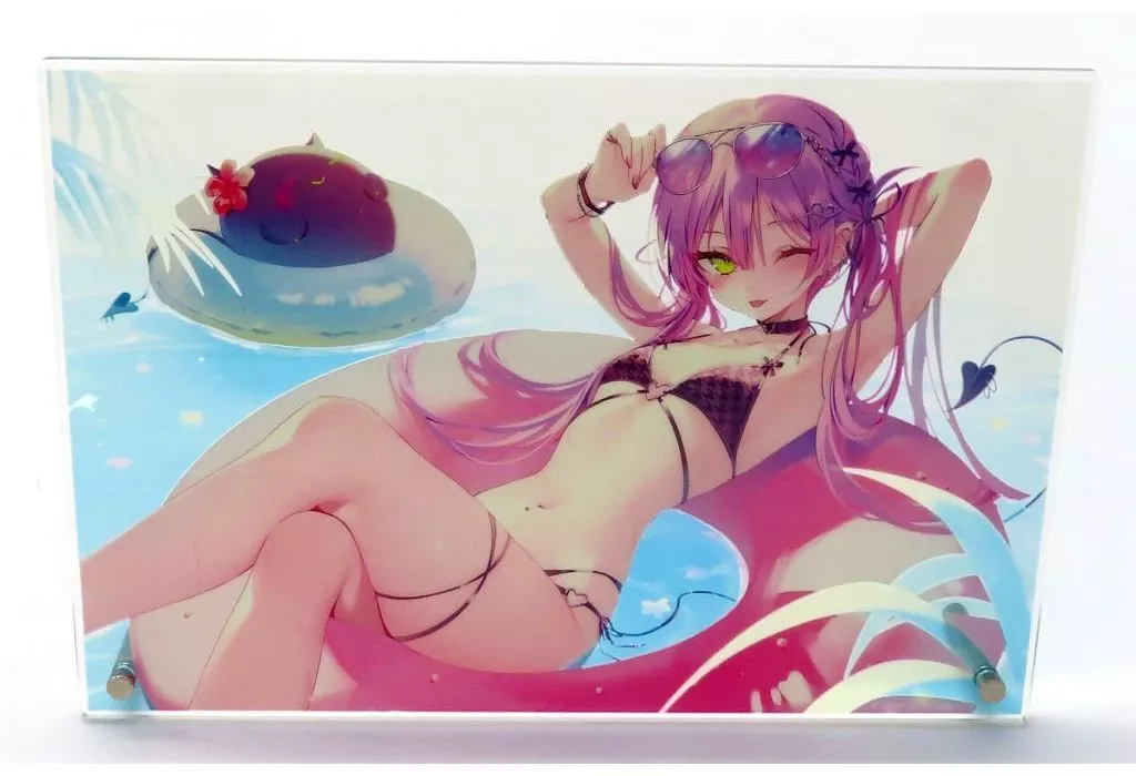 Tokoyami Towa - Acrylic Art Plate - Acrylic stand - hololive