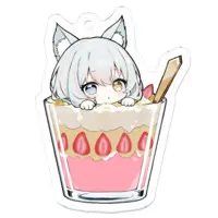 Hyougetsuka Felicia - Acrylic Key Chain - Key Chain - VTuber Size-50 x 50 (mm)